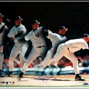 Authentic Roger the "Rocket"Clemens Autographed..